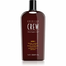 Šampoon, palsam ja dušigeel American Crew 3-IN-1, 1000 ml