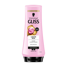 Juuksepalsam Schwarzkopf Gliss Kur Liquid Silk, tuhmidele ja hapratele juustele, 200 ml