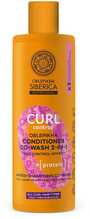 Juuksepalsam Natura Siberica Oblepikha Curl Control 2-in-1 lokkis juustele, 400 ml