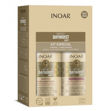 Juuksehoolduskomplekt Inoar Absolut Daymoist Duo Kit, keemiliselt kahjustatud juustele, 2x250 ml