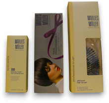 Juuksepalsam Marlies Moller Specialists Keratin Hair Oil Conditioner Sleek & Shine, 100 ml, komplektis juukseharja ja šampooniga, 200 ml