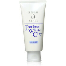Näopuhastusvaht valge saviga Shiseido Senka Perfect White Clay, 120 g