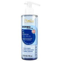 Puhastav näo- ja silmapesugeel Delia Cosmetics Dermo System, 200 ml