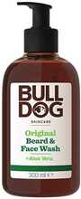 Habeme- ja näopesugeel Bulldog Original Beard & Face Wash 2in1, 300 ml