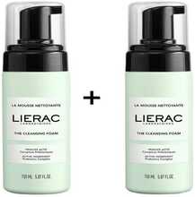 Näpuhastusvahu komplekt Lierac Cleansing Mousse, 2 x 150 ml