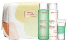 Näohoolduskomplekt Clarins Cleansing Essentials, 415 ml, 4 tk