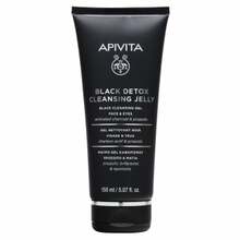 Puhastav näogeel Apivita Black Detox, 150 ml