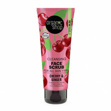 Näokoorija Organic Shop Ginger & Cherry, 75 ml
