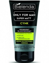 Puhastusgeel meestele Bielenda Only For Men Super Mat, 150 ml