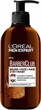 Habeme ja näopuhastusgeel L'Oreal Men Expert Barber Club Beard and Face Wash, 200 ml