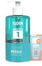 Puhastusgeel Isdin Acniben Mattifiing Cleanser, 2 tk komplekt