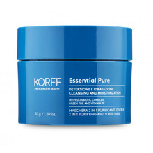 Puhastav ja kooriv näomask Korff Essential 2 In 1, 50 ml