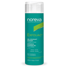 Puhastav vahutav geel Noreva Exfoliac, 200 ml