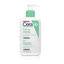 Puhastav vahutav geel Cerave Foaming Cleanser, 236 ml