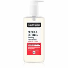 Puhastusgeel Neutrogena Clear & Defend+ Peeling Face Wash, 200 ml