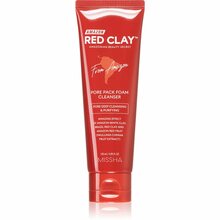 Näpuhastusvaht Missha Amazon Red Clay Pore Pack Foam Cleanser, 120 ml