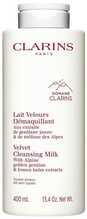 Puhastav näopiim Clarins Velvet Cleansing Milk naistele, 400 ml
