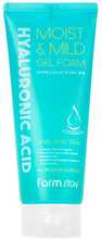 Näopuhastusgeel Farmstay Hyaluronic Acid Moist & Mild Gel Foam, 200 ml