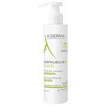 Puhastav vahutav geel A-Derma Dermalibour + CICA, 200 ml