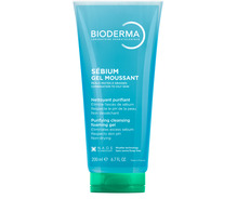 Puhastusgeel näole rasusele ja segatüüpi nahale Bioderma Sebium Gel Moussant, 200 ml