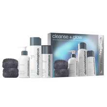 Näohoolduskomplekt Dermalogica Cleanse + Glow Set: Special Cleansing Gel 250 ml + Precleanse 150 ml + Daily Microfoliant 74 g