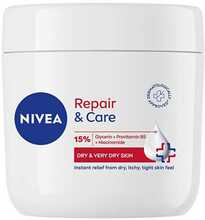 Toitev ja taastav kreem kuivale nahale Nivea Repair & Care, 400 ml
