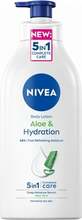 Kehapiim Nivea Aloe & Hydration 48h, 625 ml