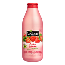 Niisutav dušipiim Cottage Strawberry & Mint, 750 ml