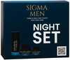 Öökomplekt Sigma Men: kehapiim 100 ml + ööseerum 50 ml + silmakreem 30 ml