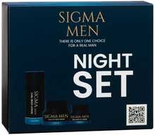 Öökomplekt Sigma Men: kehapiim 100 ml + ööseerum 50 ml + silmakreem 30 ml