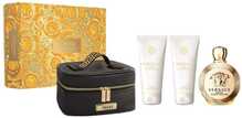 Kingikomplekt naistele Versace Eros Pour Femme: EDP 100 ml, kehapiim 100 ml, dušigeel 100 ml, kosmeetikakott