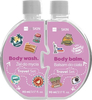 Kehapesugeel ja kehakreem HISKINSET Puzzle, 90 ml + 90 ml