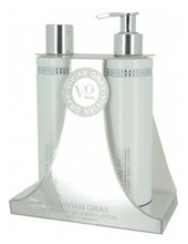 Komplekt Vivian Gray Crystals White: dušigeel ja kehakreem, 2x250 ml