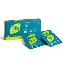 Repellent-lotion salvrätikud Halley, 10 tk