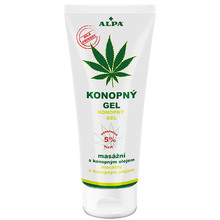 Masseeriv geel kanepiõliga Alpa, 100 ml
