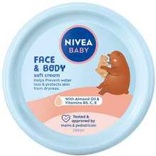 Beebide näo- ja kehakreem Nivea Baby, 200 ml