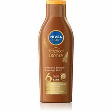 Päikesekaitselosjoon kehale Nivea Sun Tropical Bronze, SPF 6, 200 ml