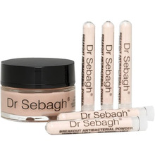 Kreem rasusele nahale Dr Sebagh Breakout, 50 ml + Breakout Powder, 5 x 1,95 g