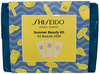 Ilukomplekt Shiseido Ginza Tokyo Summer Beauty Set: After-Sun Emulsion 30 ml + Advanced Body Creator Concentrate 30 ml + Refining Hydrating Exfoliating Lotion 30 ml