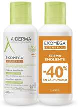 Kehakreem A-Derma Exomega Control Emollient, komplekt 2 x 400 ml