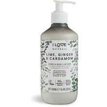 Käte- ja kehapiim Natural's Hand&Body Lotion Lime, Ginger & Cardamon, 500 ml