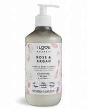 Niisutav kehapiim I Love Naturals Rose & Argan, 500 ml