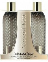 Kehahoolduskomplekt Vivian Gray dušigeel ja kehapiim, 2x300 ml