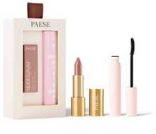Ripsmetušš Paese Cheeky Nude Look, 9 ml, must + huulepulk Nudelightful Beige Marshmallow 4,5 g