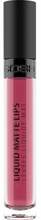 Vedel huulepulk Gosh Liquid Matte Lips, 002 Pink Sorbet, 4 ml