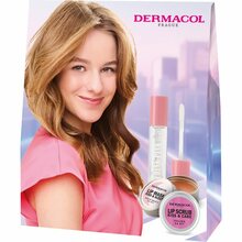 Huulte hoolduskomplekt Dermacol Lip Combo Set (koorija 12 ml, mask 12 g, õli 4 ml)