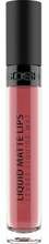 Vedel huulepulk Gosh Liquid Matte Lips, 003 Nougat Fudge, 4 ml