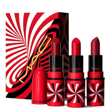 Huulepulkade komplekt Mac Tiny Tricks Matte Cream Lipstick Set, 3 x 1,8 g