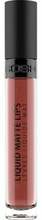 Vedel huulepulk Gosh Liquid Matte Lips, 007 Nougat Crisp, 4 ml
