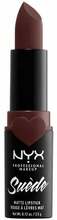 Huulepulk NYX Professional Makeup Suede Matte Lipstick, 07 Cold Brew, 3,5 g